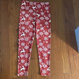 Plus size Christmas leggings
